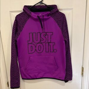 Nike Purple Hoodie with Black Accents